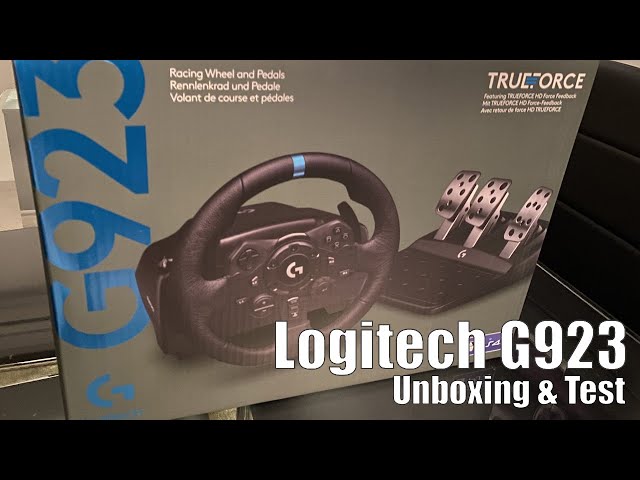 Test Volant Logitech G923 