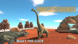 Brachiosaurus หัวหน้าไดโนเสาร์กินพืชที่ตัวใหญ่ที่สุดมาแล้ว_{animal revolt battl e simulator screenshot 4
