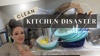 Get It All Done | Kitchen Disaster Clean With Me & Weekly Fruit Prep