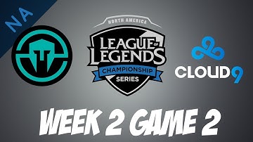 Immortals vs Cloud9 | Game 2 | HIGHLIGHTS | NA LCS W2D2 2017 Spring split