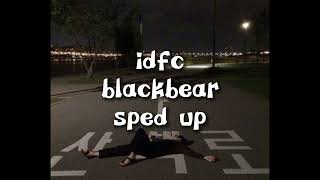 idfc blackbear - sped up (acoustic ver.) Resimi