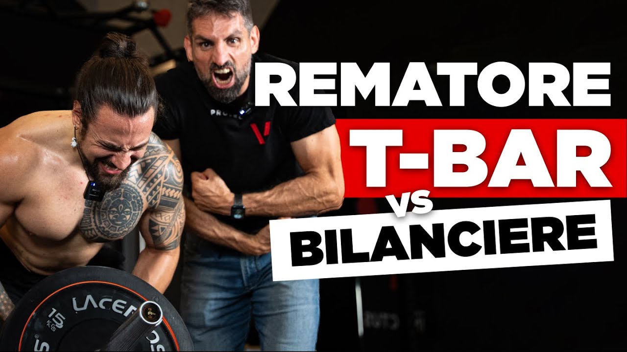 Differenze tra rematore bilanciere e T bar per l'ipertrofia della schiena