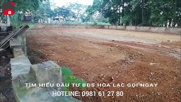 BÁN ĐẤT SỔ ĐỎ PHÚ CÁT, QUỐC OAI, 5 LÔ SIÊU ĐẸP HÒA LẠC GẦN ĐƯỜNG TRỤC CHÍNH