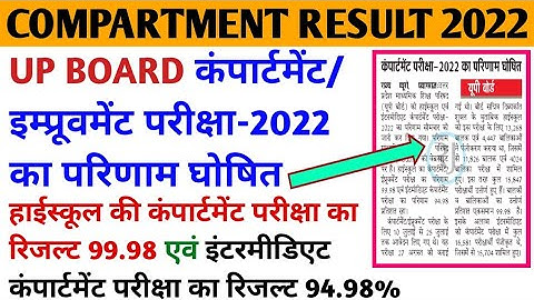 up board scruitny result 2022 || up board compartment result 2022 || up scrutiny result 2022 ||