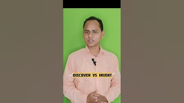 Discover vs Invent|| Difference between Discover & Invent #synonyms #vocabulary #shorts#viralvideo