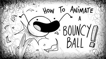 How to animate a BOUNCY BALL the javadoodles way (animation tutorial)