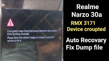 Realme Narzo 30A RMX3171 Dump File unlock toll Device croupted Auto Recovary Fix Dump file ADT