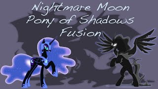 Nightmare Moon x Pony of Shadows Fusion - Speedpaint