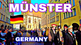 Münster, Germany 🇩🇪 Walk 4k | City Tour | 4K City Life