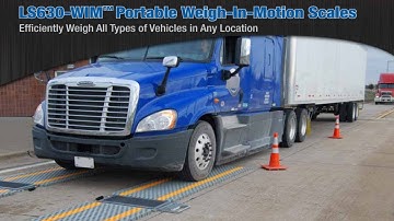 Intercomp LS630-WIM Portable Weigh In Motion Scales