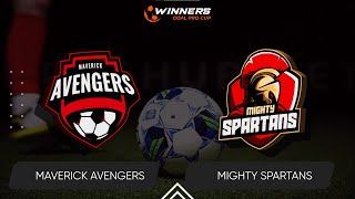 Winners Goal Pro Cup. Maverick Avengers - Mighty Spartans 17.05.24. Second Group Stage. Group Losers