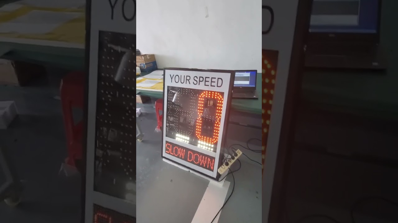 OEM Traffic Speed Sign working video