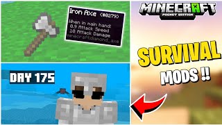 Top 5 Mods For Minecraft PE Survival || Best Mods And Addon For MCPE screenshot 4