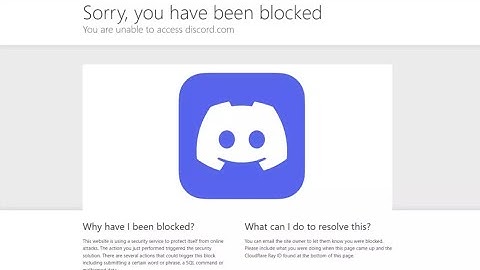 discord down | Sorry, you have been blocked" on Discord | Fix "You are unable to access discord.com"