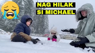FIRST SNOW-DAY NAG AWAY SI KATHLEEN UG MIKE!! - UNYA NAG SORRY SILA!