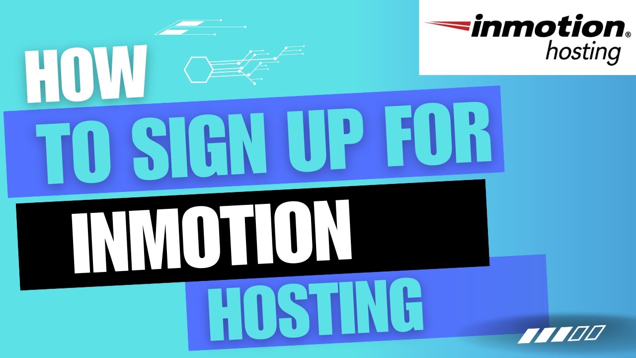 How to Sign Up for InMotion Hosting - YouTube