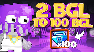 2 Bgl To 100 Bgl İnsane Come back | Growtopia