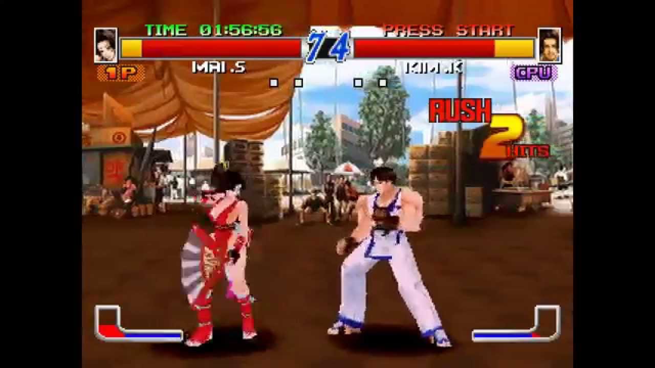 Fatal Fury: Wild Ambition  (PS1) Gameplay 