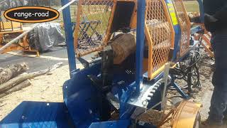 The optional RR2166 6-way Splitting Wedge for Range Road Firewood Processors.