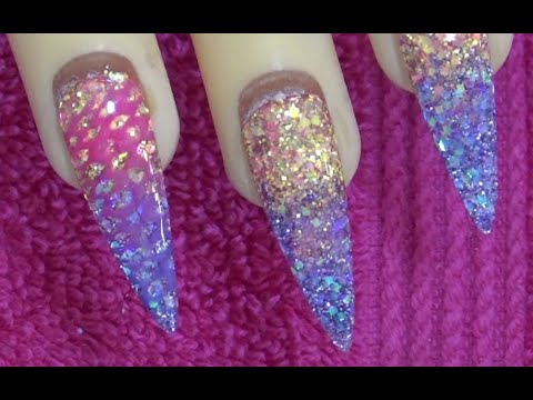 Pink Purple Glitter Ombre Mermaid Vibes Youtube