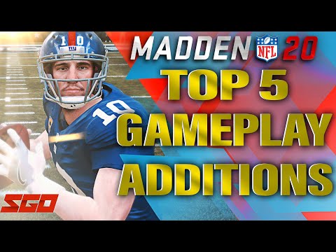 Madden 20 Top 5 Gameplay Additions!