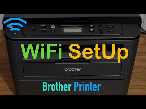 Video: Kako povežem tiskalnik Brother HL 2170w z WiFi?