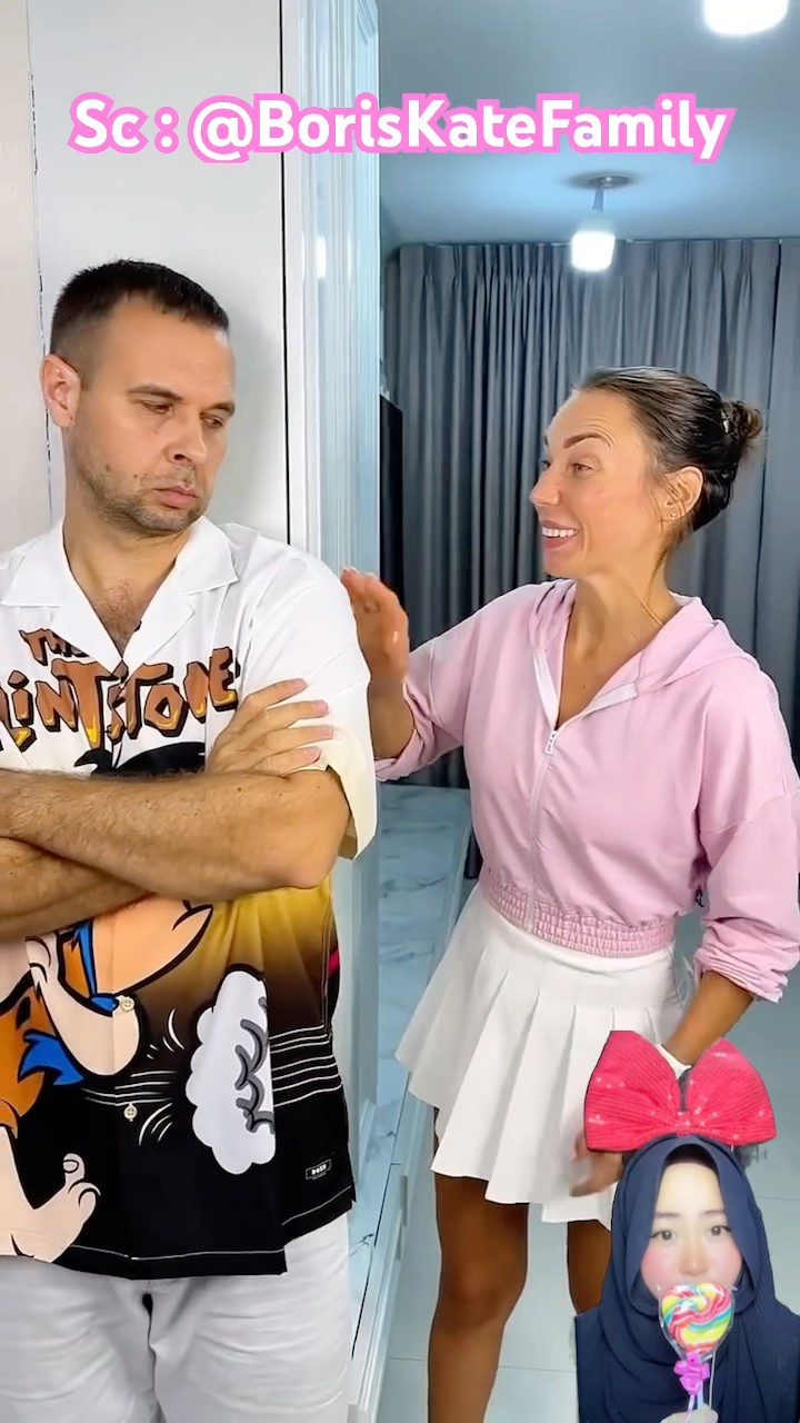 PAPA MAU KAGETIN MAMA⁉️tapi malah kena tinju ⁉️? @BorisKateFamily #shorts #funny #dubbing