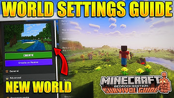 ULTIMATE World Settings Guide | Minecraft Bedrock Survival Guide 1.21