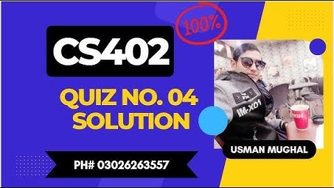 cs402 quiz 4