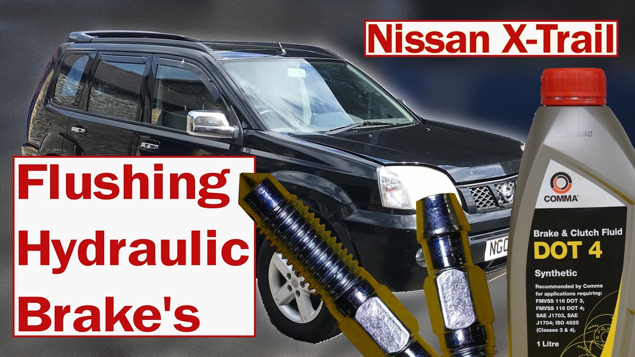 DOT 4 Brake Fluid Flushing Service on Nissan X Trail T30 🚗 using Sealey