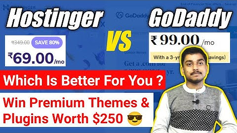 Hostinger vs GoDaddy 2025 | Web Hosting Comparison Review | Which Is Best For You | कौन है बेहतर ?