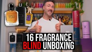 BLIND unboxing 16 fragrances (some were BAD lol)