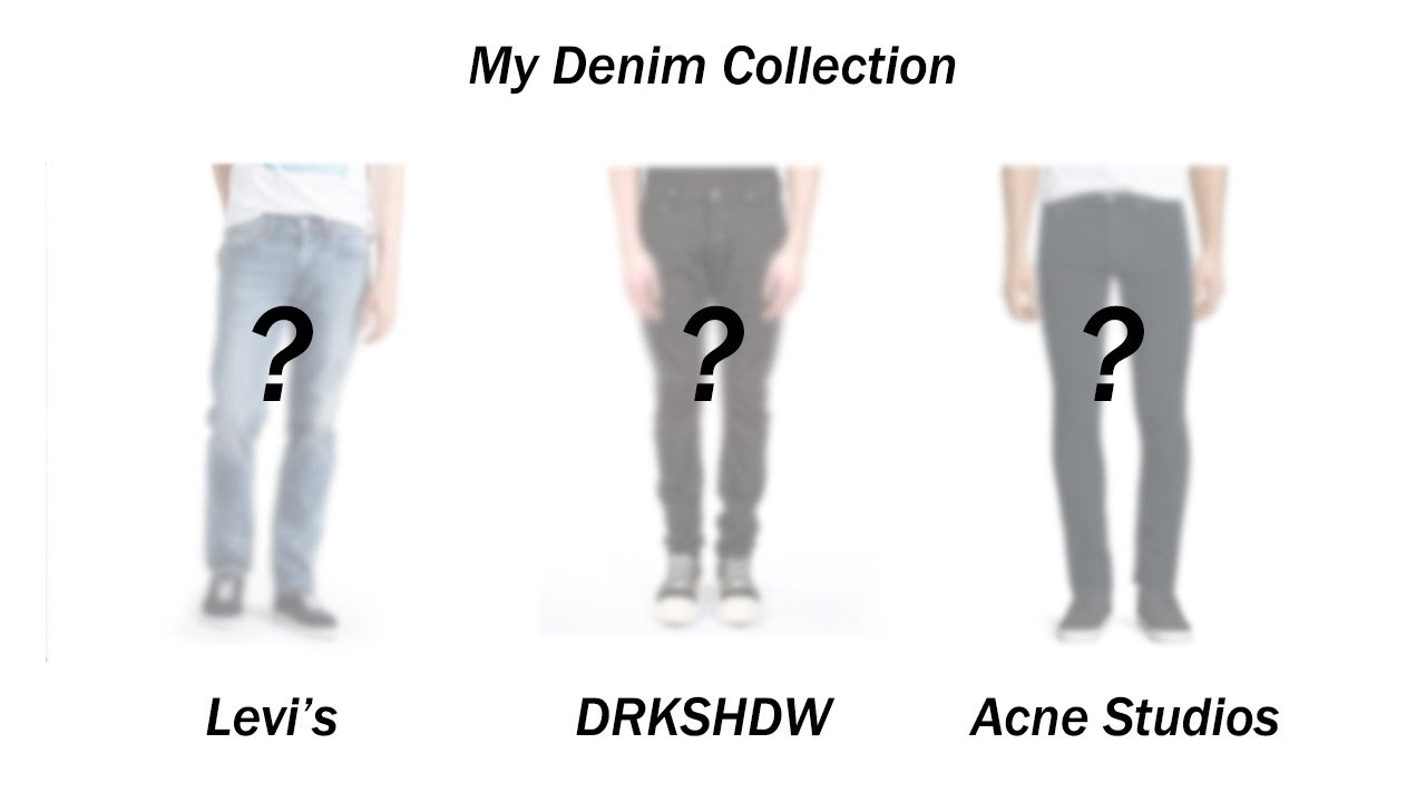 acne on my jeans