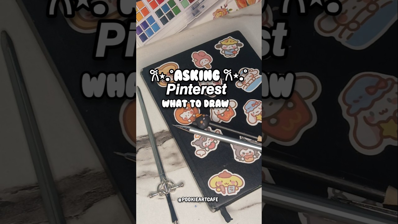 🪷Asking Pinterest what to draw #art #pfypシ #drawing #sketch #ytshorts