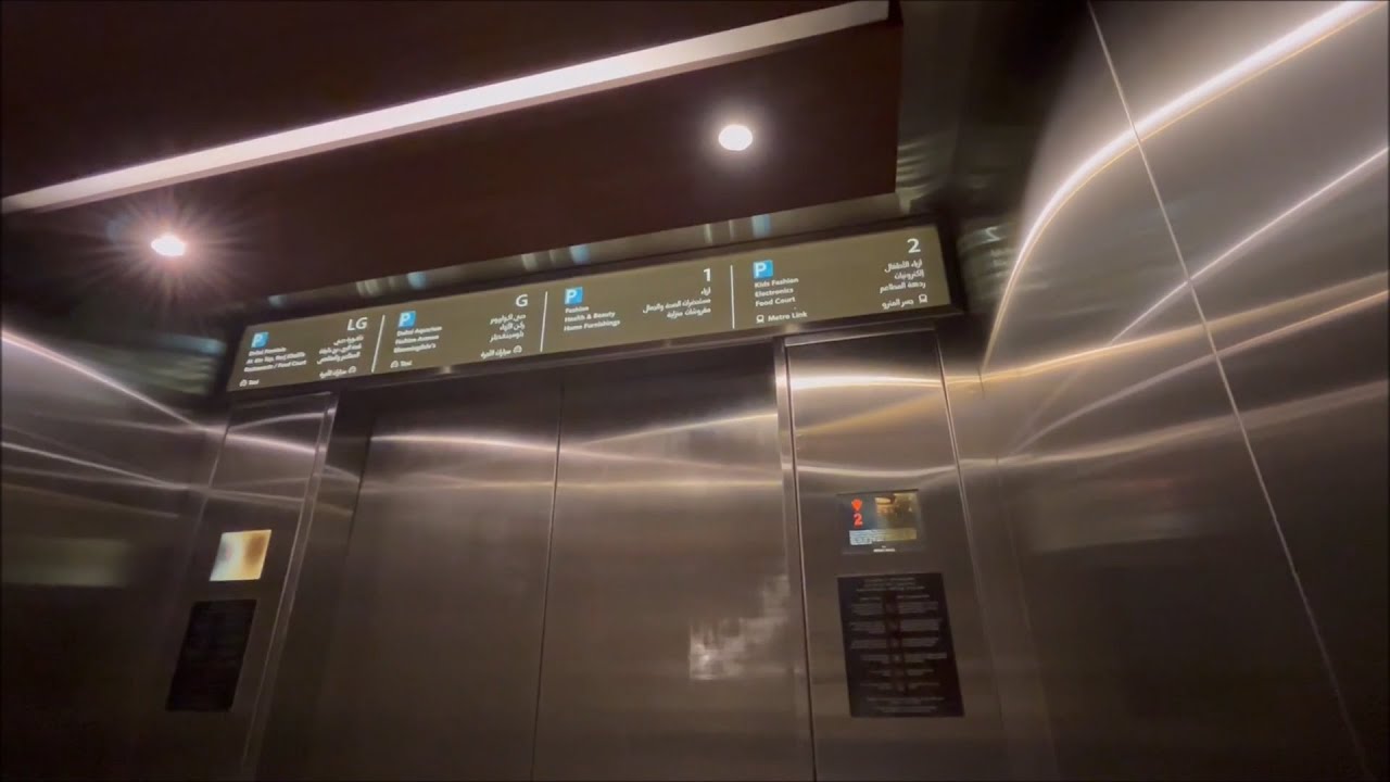 5x Schindler Fashion Parking Garage South Elevators @ Dubai Mall, Za'abeel, Dubai, UAE