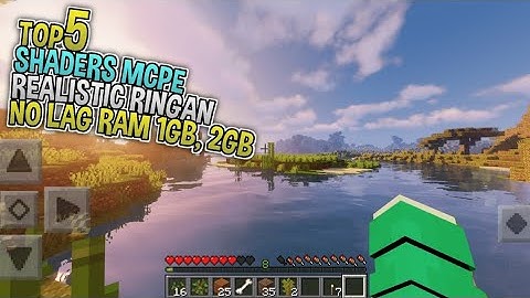 TOP 5 SHADERS SUPPORT Minecraft PE 1.17, Shaders ultra realistic Ringan low device 1gb, 2gb RTX ON!