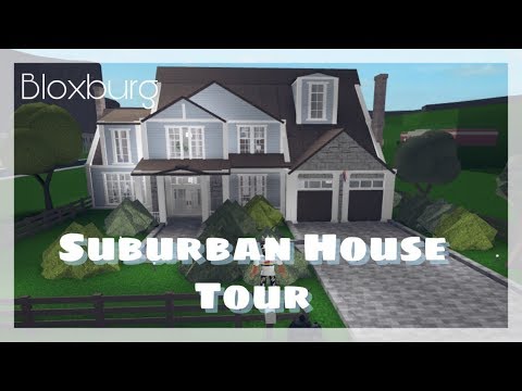 Bloxburg Suburban House Tour Youtube