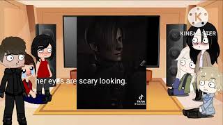 resident evil react to leon.s kennedy😘