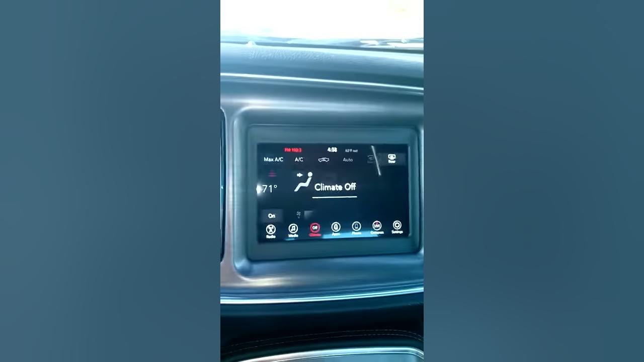 2018 Dodge Challenger Radio problem - YouTube