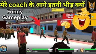 indian train traveller sim bahut funny gameplay 😂| train traveller sim new video today screenshot 5