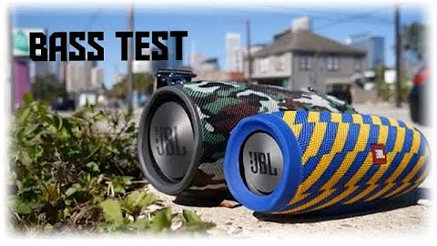 JBL XTREME vs. CHARGE 3 BASS TEST (100% VOLUME)