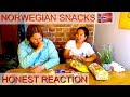 FOREIGNERS Try NORWEGIAN Snacks for the First Time I NORWAY VLOG