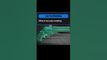 What is Low Poly Modeling? #3dmodeling #blender #gamedev