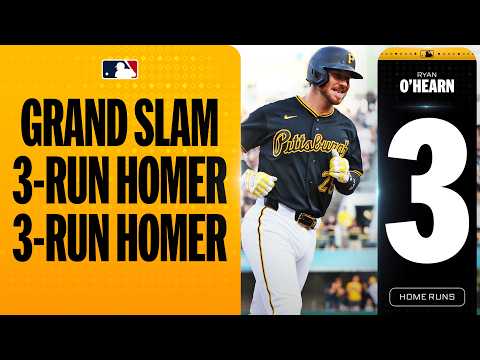 FRANCHISE RECORD! 🏴‍☠️ Ryan O'Hearn has a THREE-HOMER, 10-RBI GAME for the Pittsburgh Pirates! 🤯