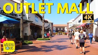 Complete San Clemente Outlet Mall Walking Tour | 4K Walking Tour