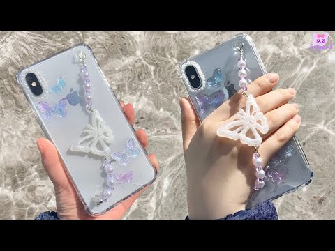 レジン 韓国で流行中 ストラップスマホケース 스트랩 케이스 만들기 Watch Me Resin Youtube