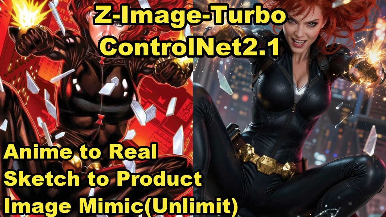 ComfyUI Image Remix with Z Image Turbo (ControlNet, Uncensored LSP  and XXX Loras)