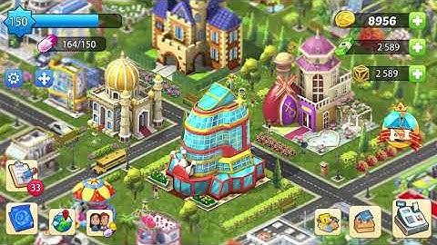 Lily City: Building Metropolis Games-Collect&Construct Buildings-IOS/Android (Official Video)