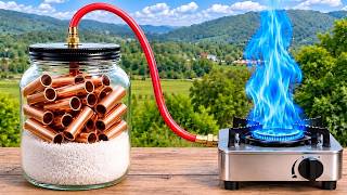 This Copper Pipe and Salt secret 😱 you won’t need to buy gas cylinders anymore! Free energy at home