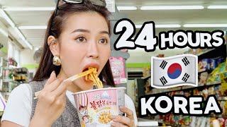 24H CỬA HÀNG TIỆN LỢI HÀN QUỐC / 24h only eating at Korea convenience store🍜
